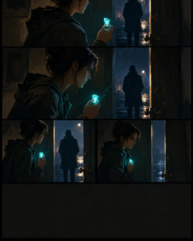 Prompt-to-shot continuity lattice — Hero Clue