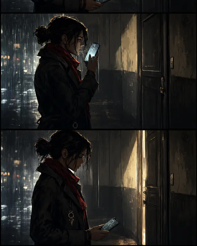 Chronological motion filmstrip — Storyboard Continuity