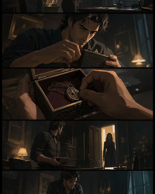 Motivated-camera storyboard card — Storyboard Continuity